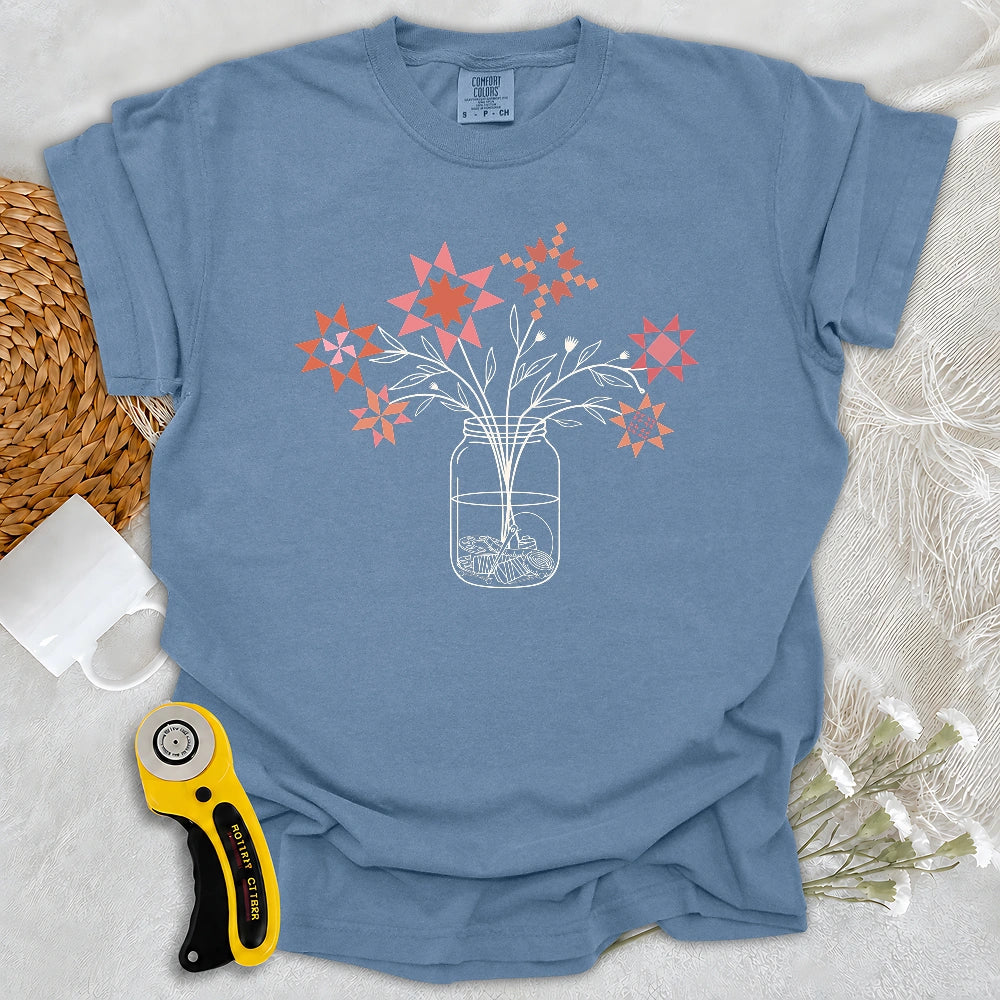 Comfort Colors Patchwork Posy Jar T-shirt