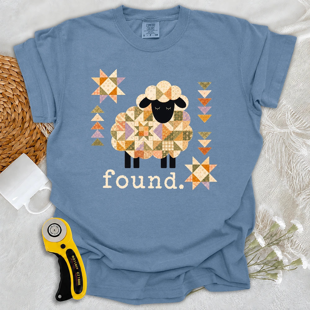 Comfort Colors Psalm 23 Patchwork Sheep T-shirt
