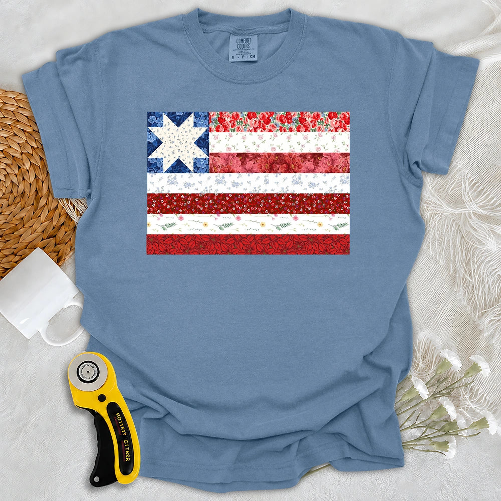 Comfort Colors USA Star Flag T-shirt