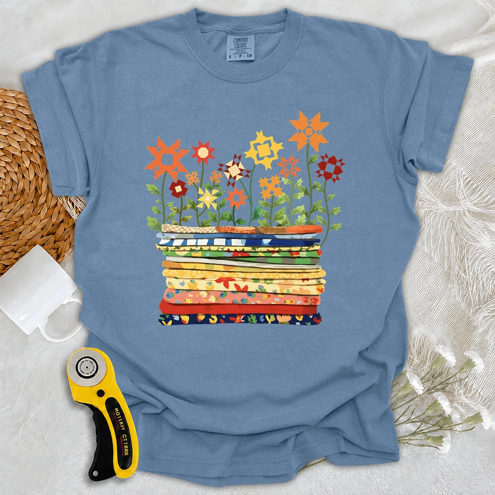Comfort Colors Where Quilts Bloom T-shirt