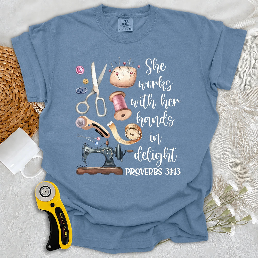 Comfort Colors Work In Delight T-shirt
