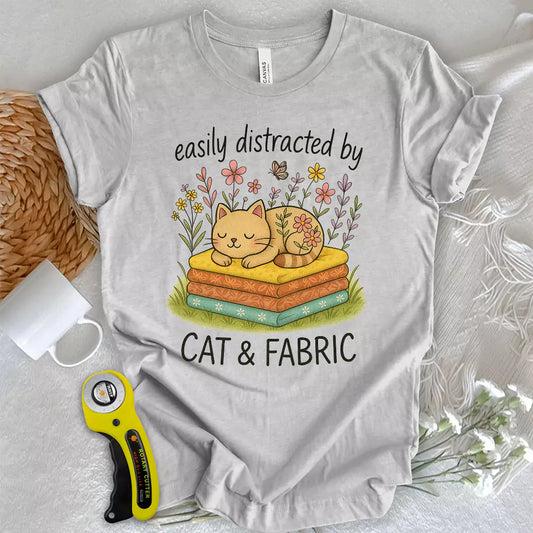 Cat Nap for Quilters T-shirt