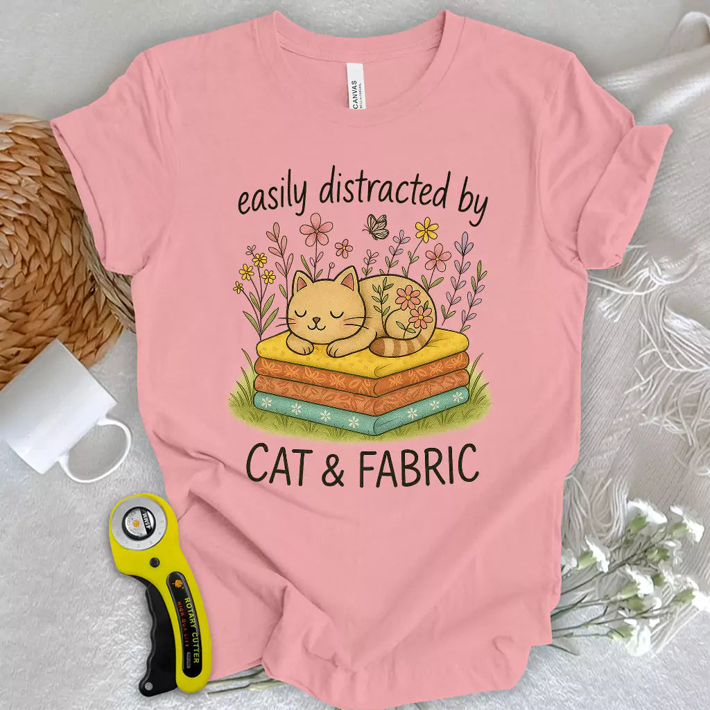 Cat Nap for Quilters T-shirt