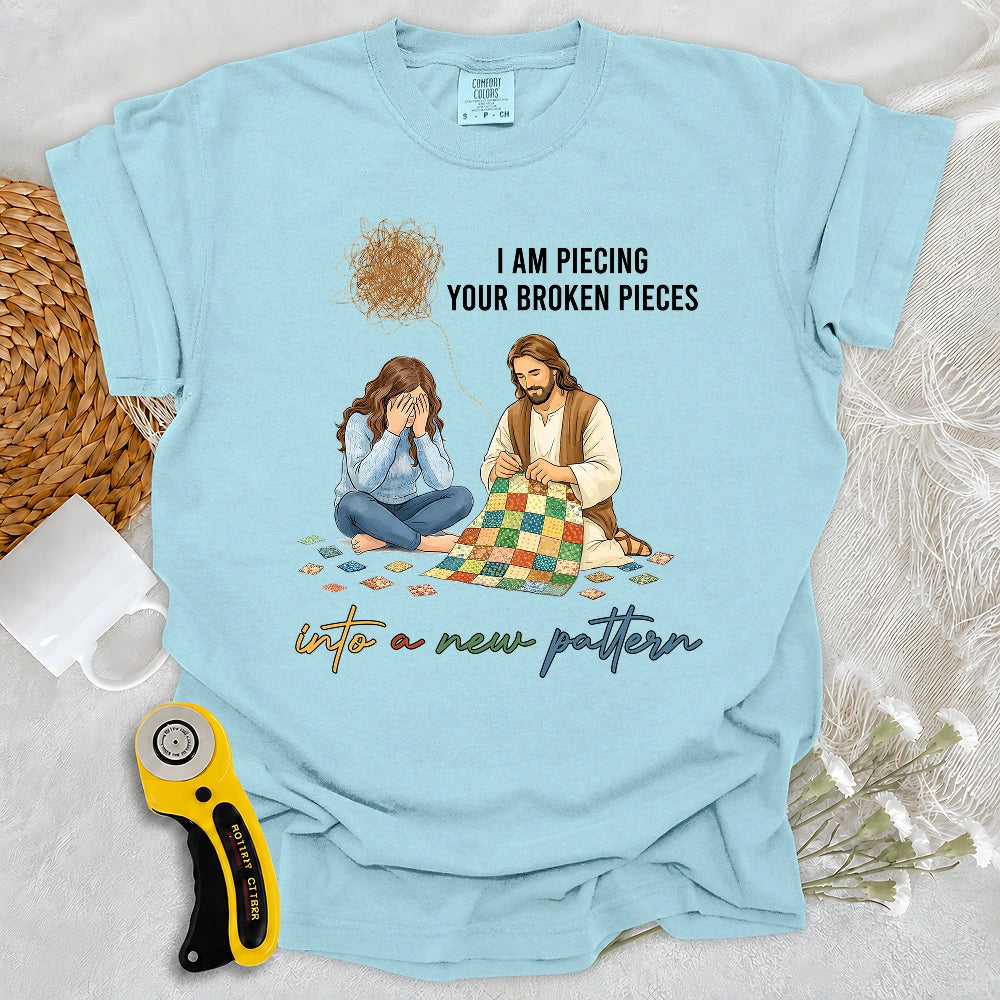 Comfort Colors God Piecing Broken Pieces T-shirt