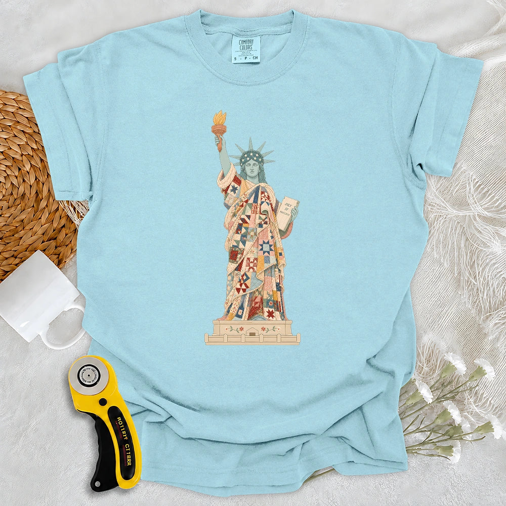 Comfort Colors Liberty Wrapped in Love T-shirt