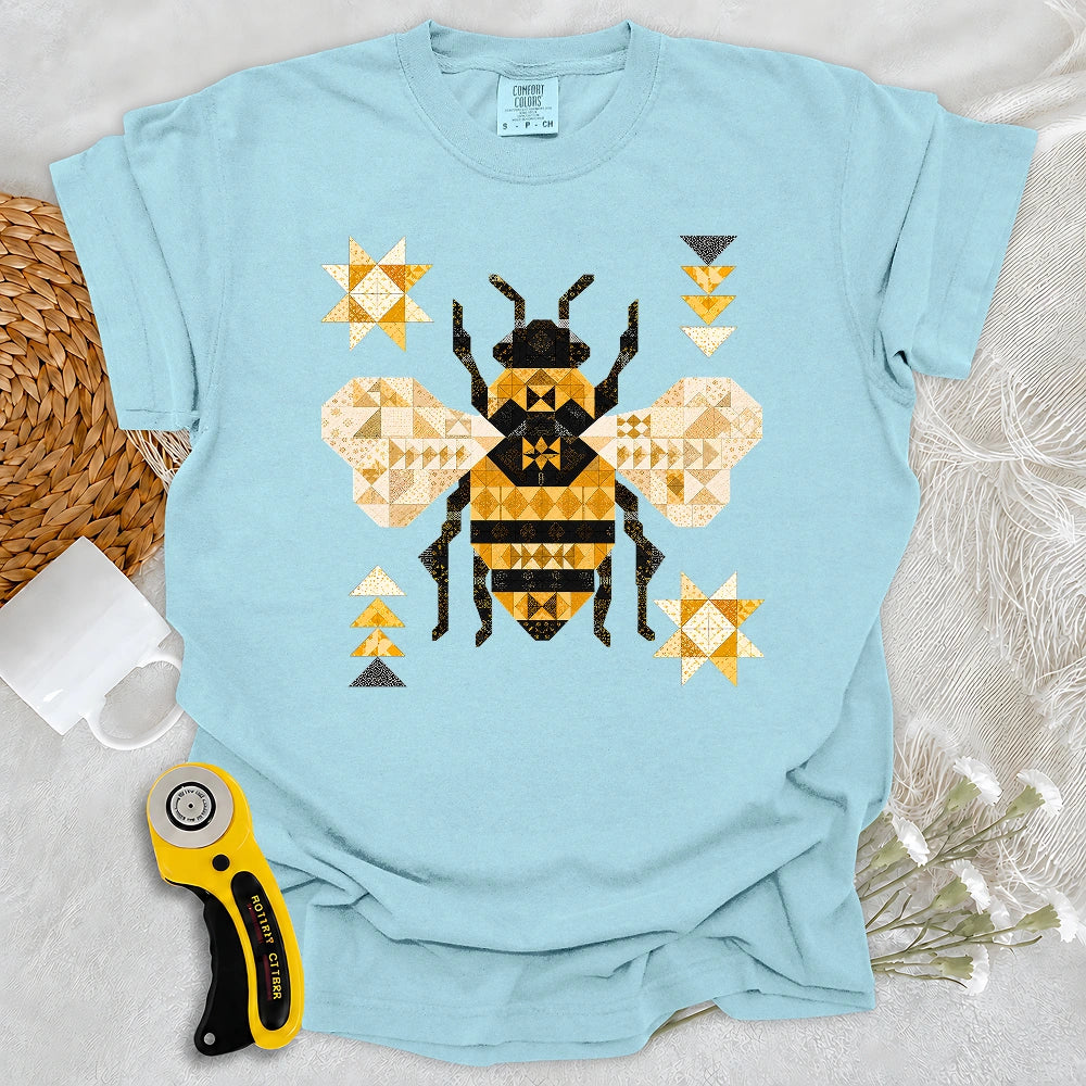 Comfort Colors Patchwork Bee T-shirt