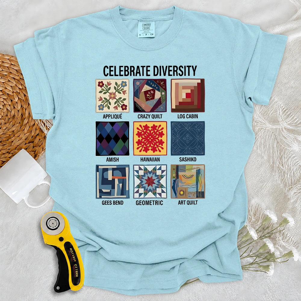 Comfort Colors Patchwork Diversity T-shirt