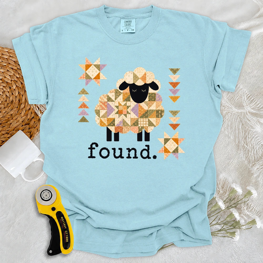 Comfort Colors Psalm 23 Patchwork Sheep T-shirt