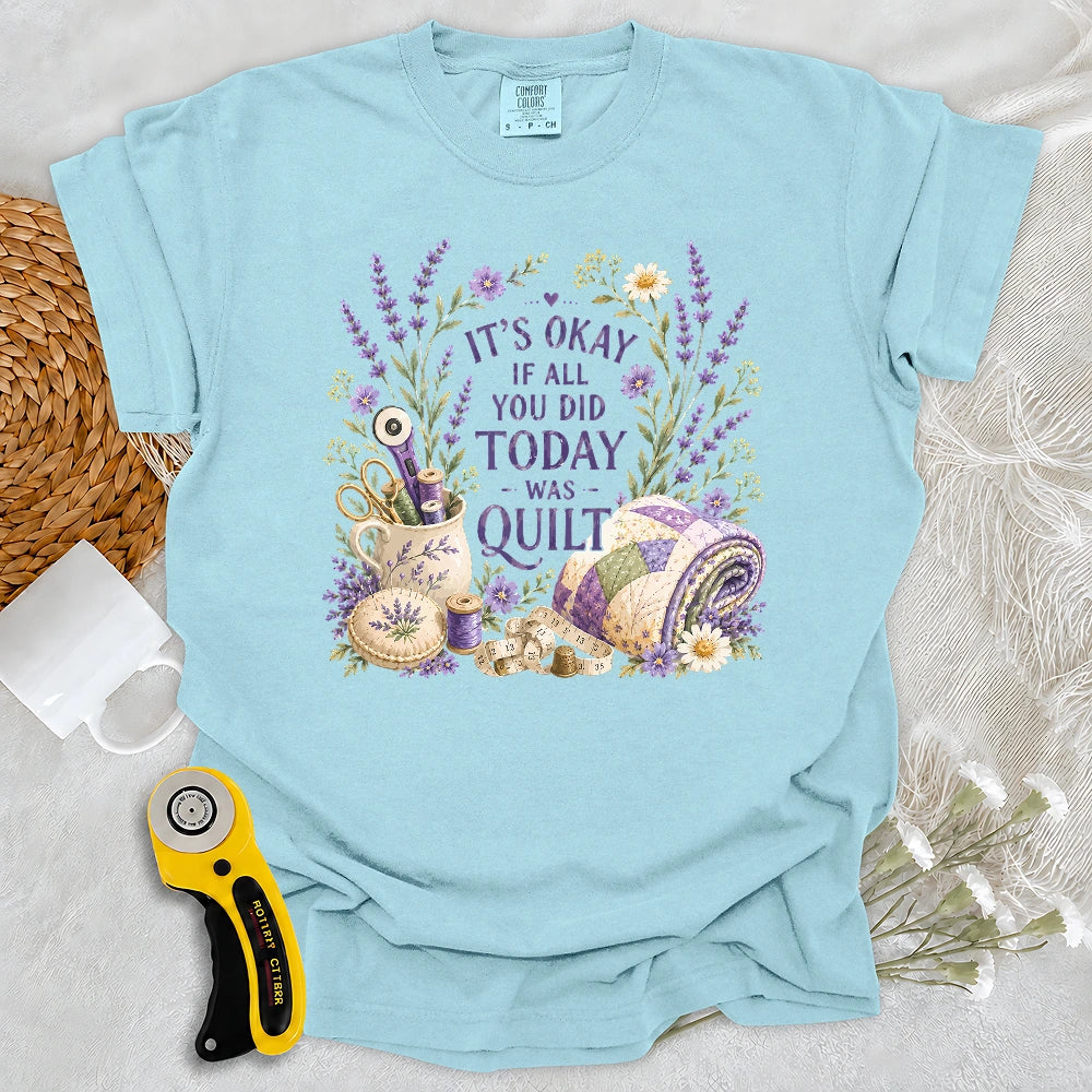 Comfort Colors Quilt Days Are Productive Days T-shirt