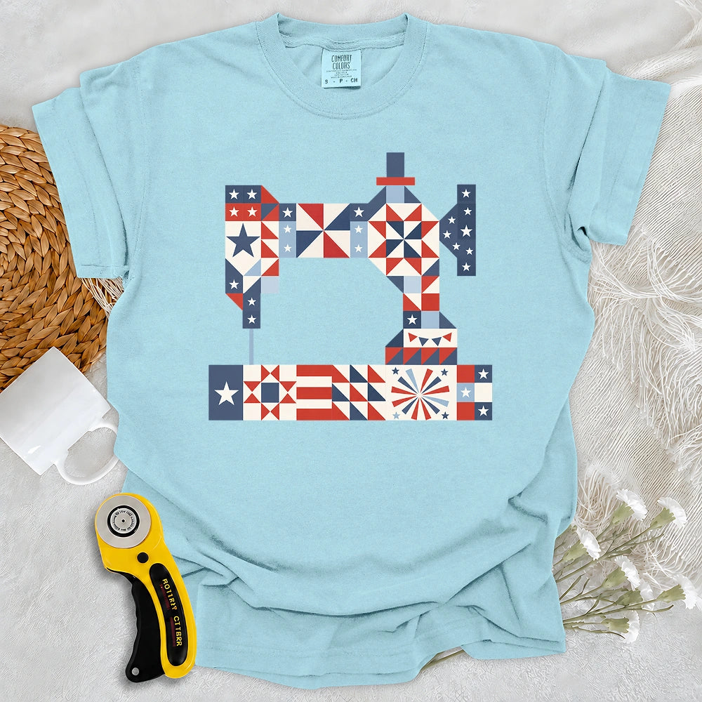 Comfort Colors Stars & Stitches Sewing T-shirt