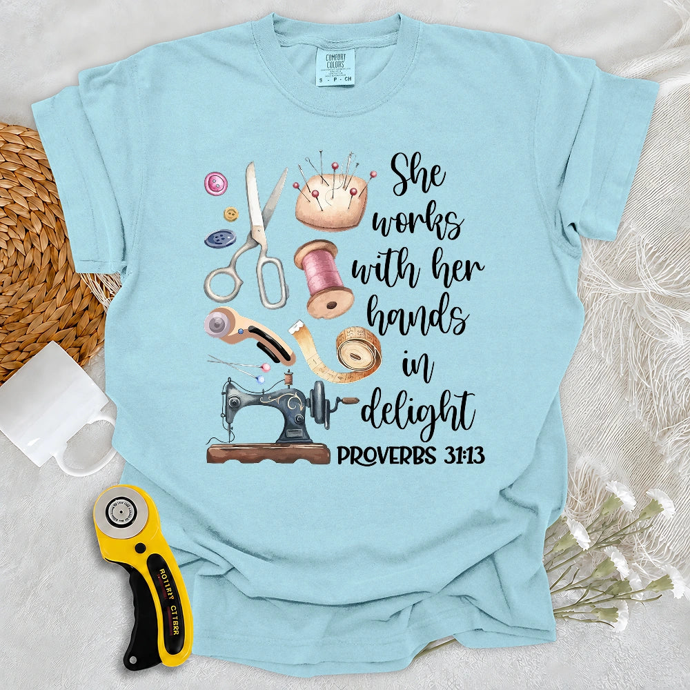 Comfort Colors Work In Delight T-shirt