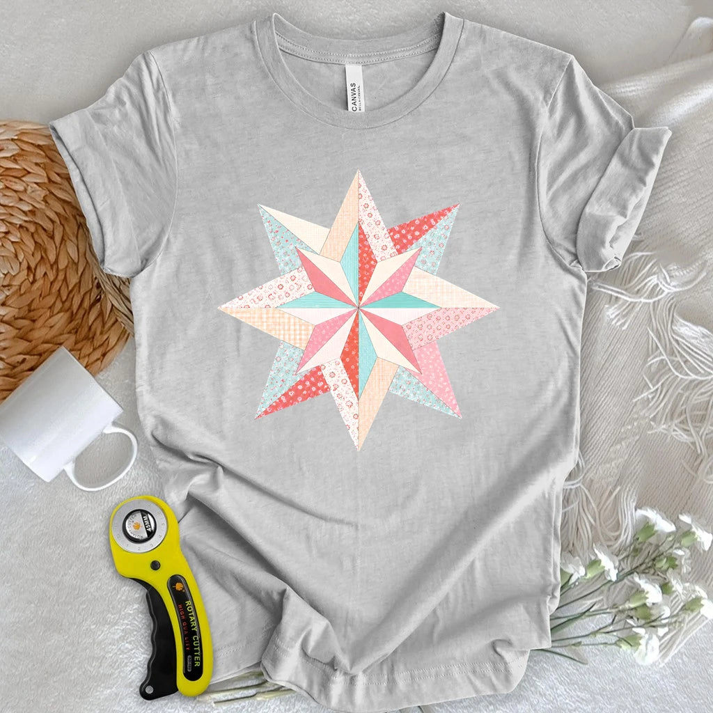 Patchwork Ninja Star T-shirt