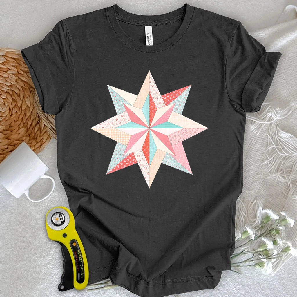 Patchwork Ninja Star T-shirt