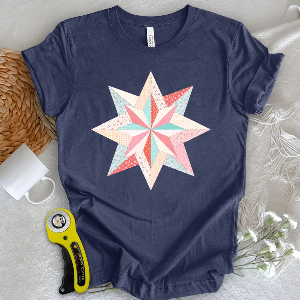 Patchwork Ninja Star T-shirt