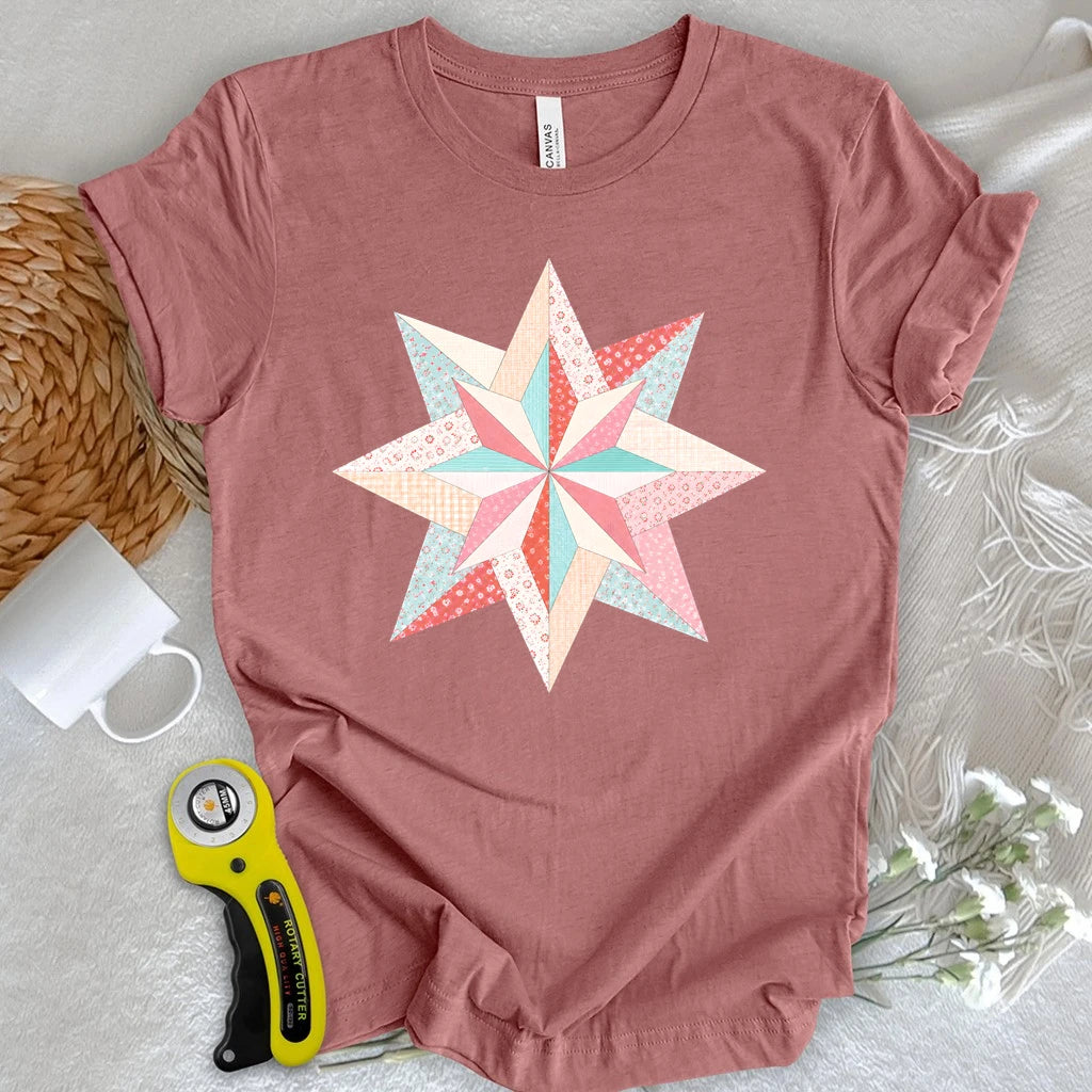 Patchwork Ninja Star T-shirt