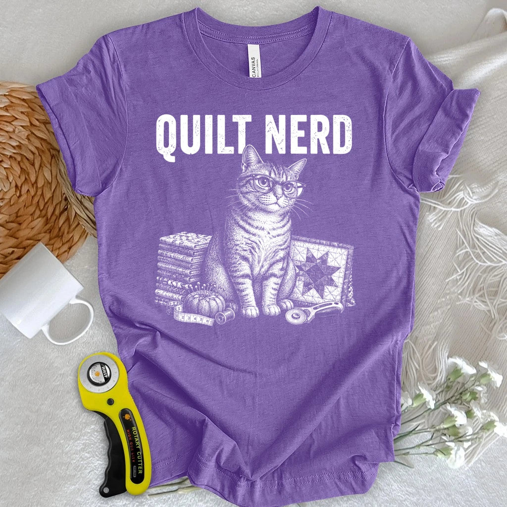 Grunge Quilt Nerd T-shirt