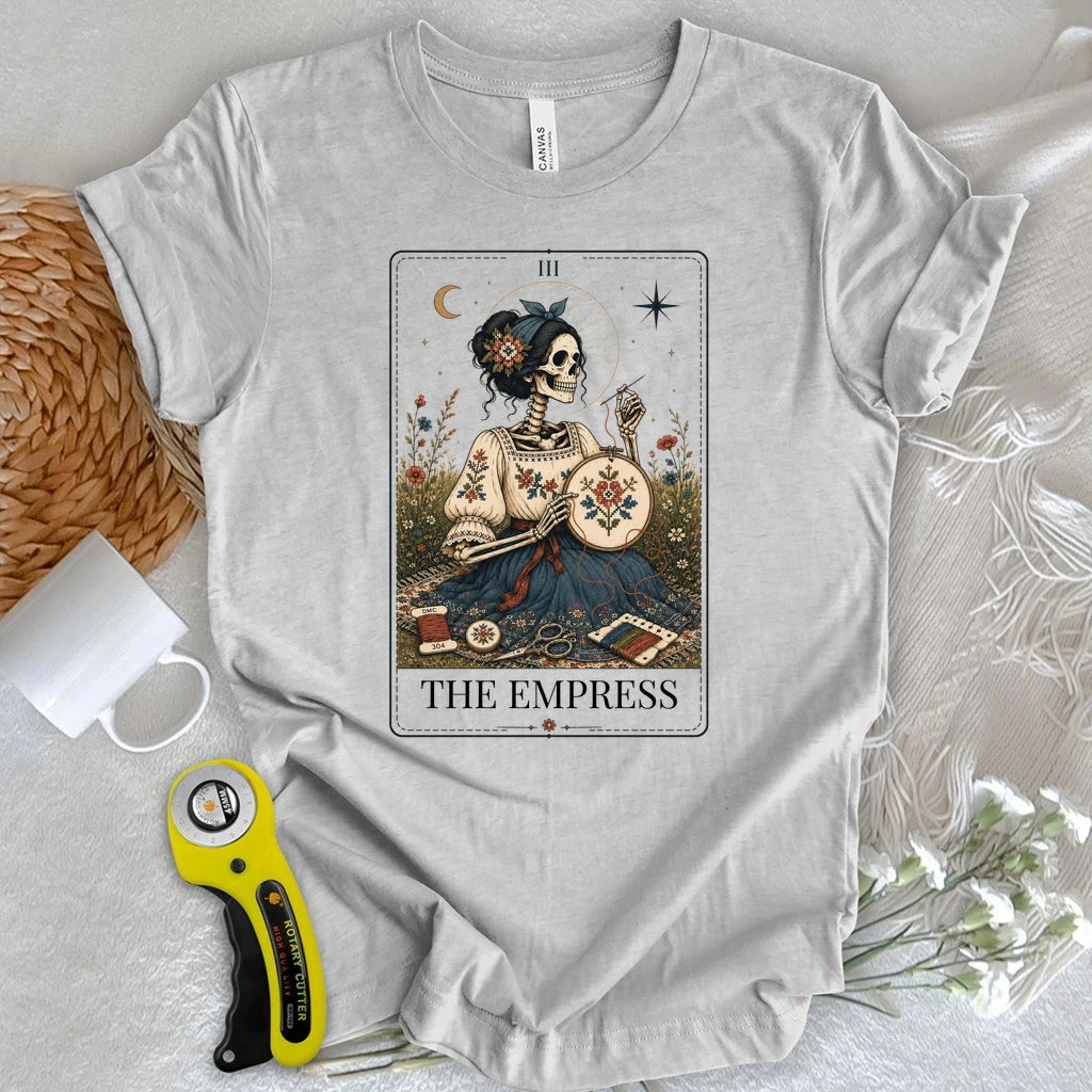 Cross Stitch Tarot Card T-shirt