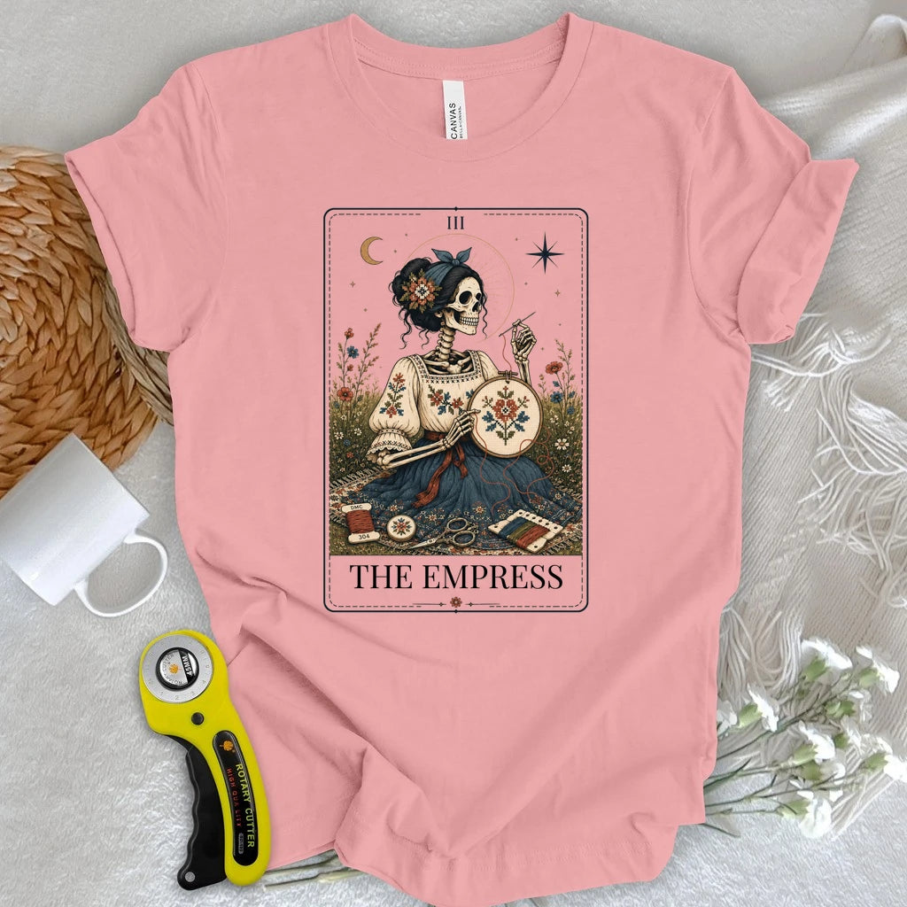 Cross Stitch Tarot Card T-shirt