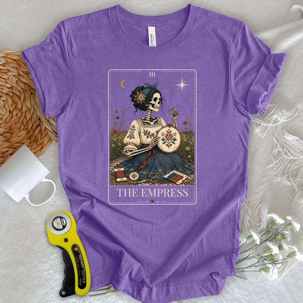 Cross Stitch Tarot Card T-shirt