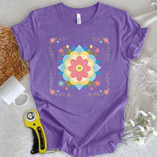 Appliqué Floral T-shirt