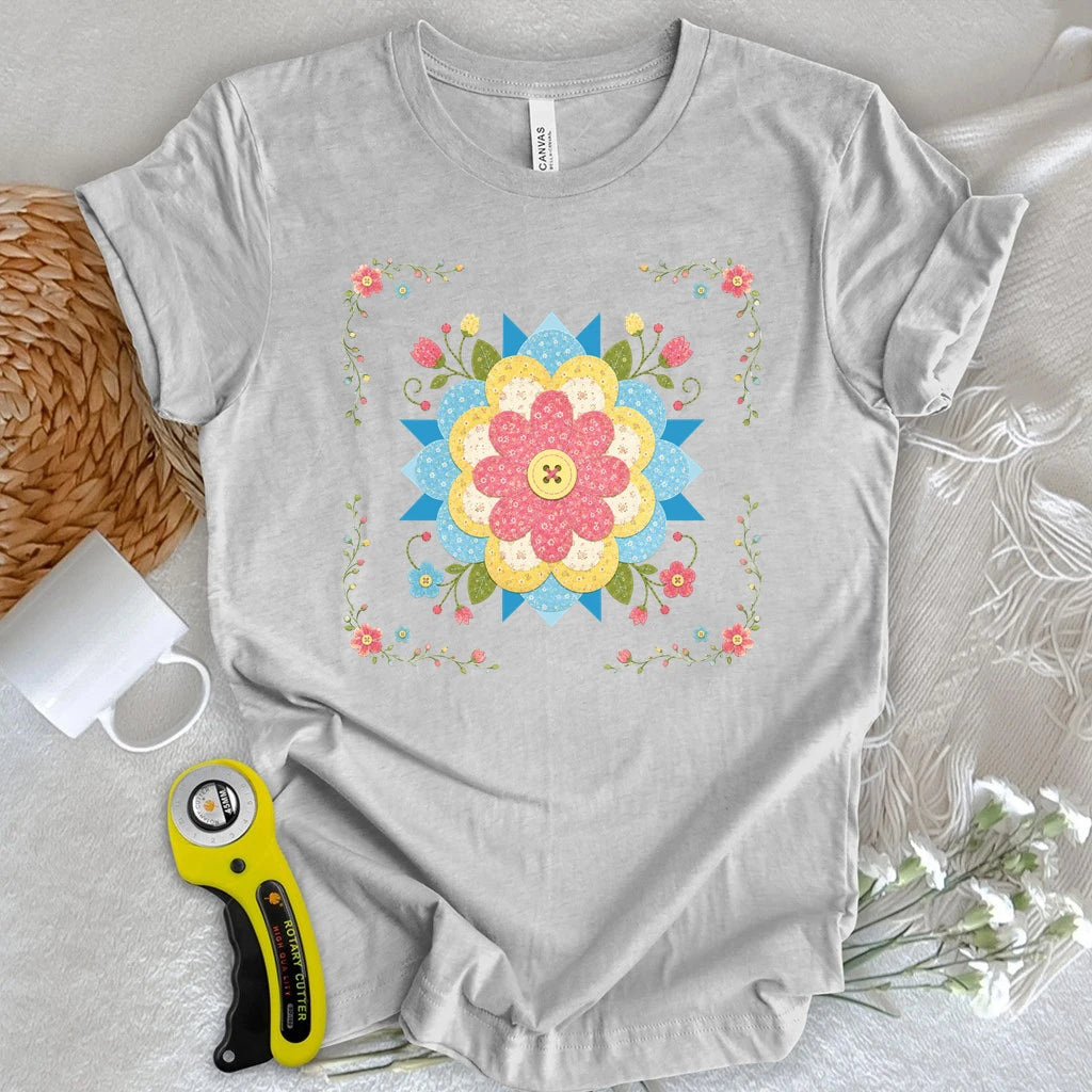 Appliqué Floral T-shirt