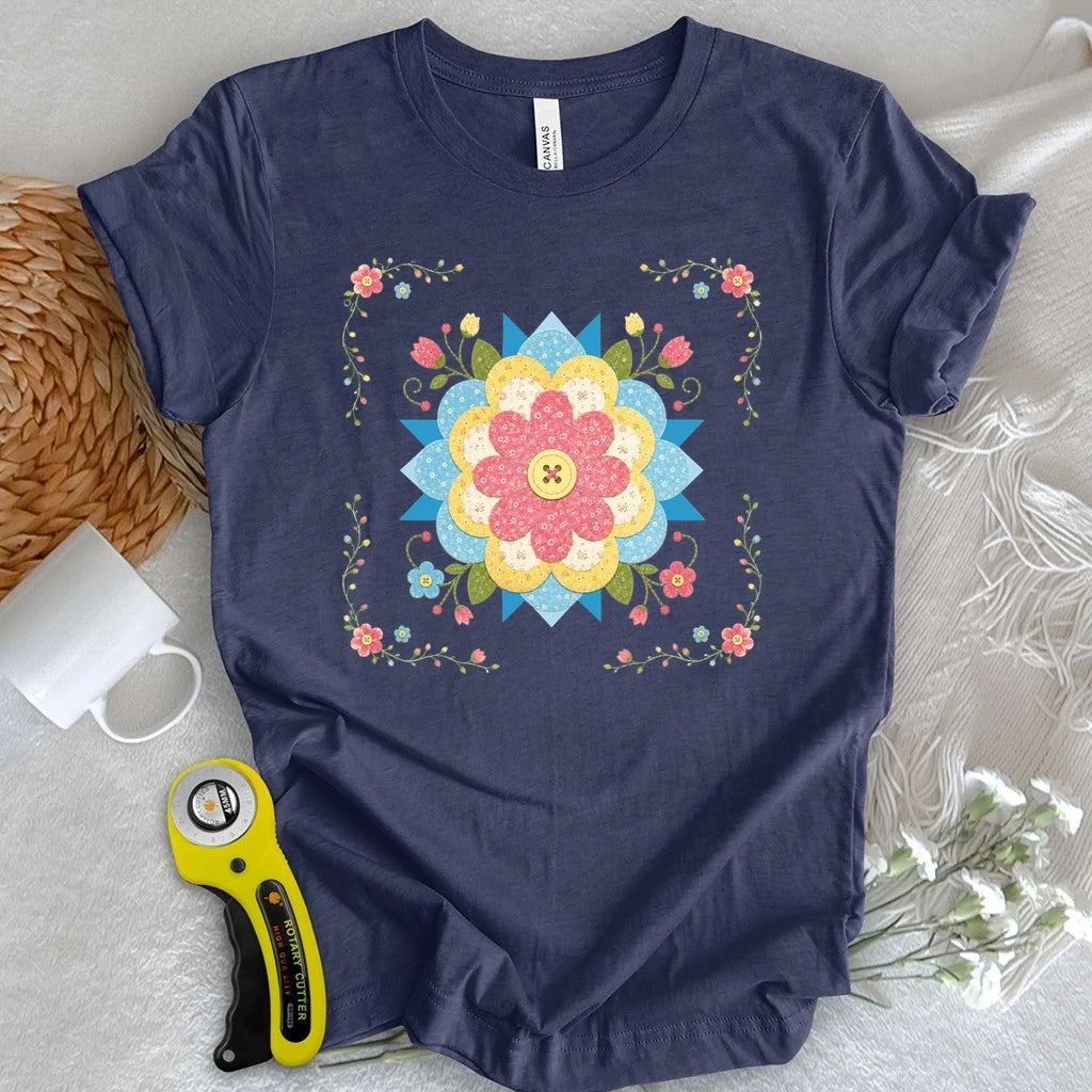 Appliqué Floral T-shirt