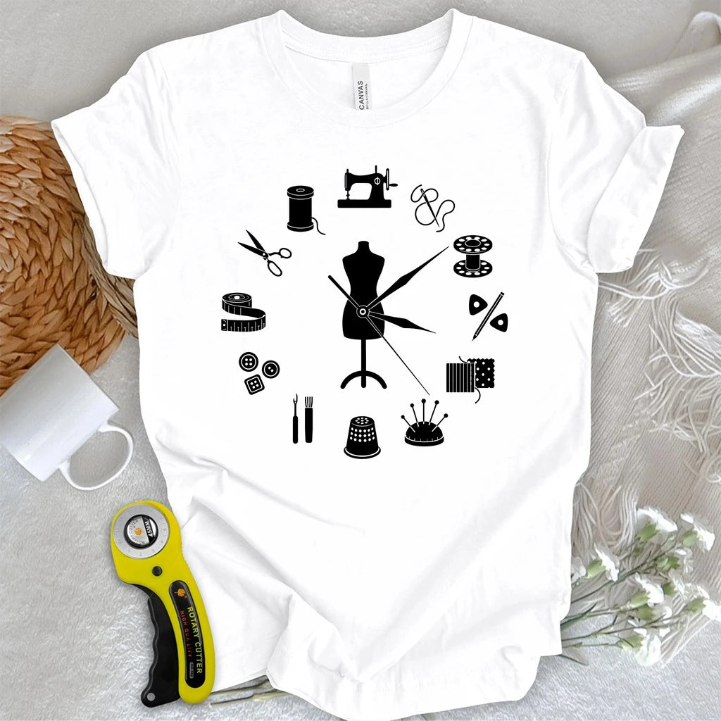 Sewing Room Clock T-shirt