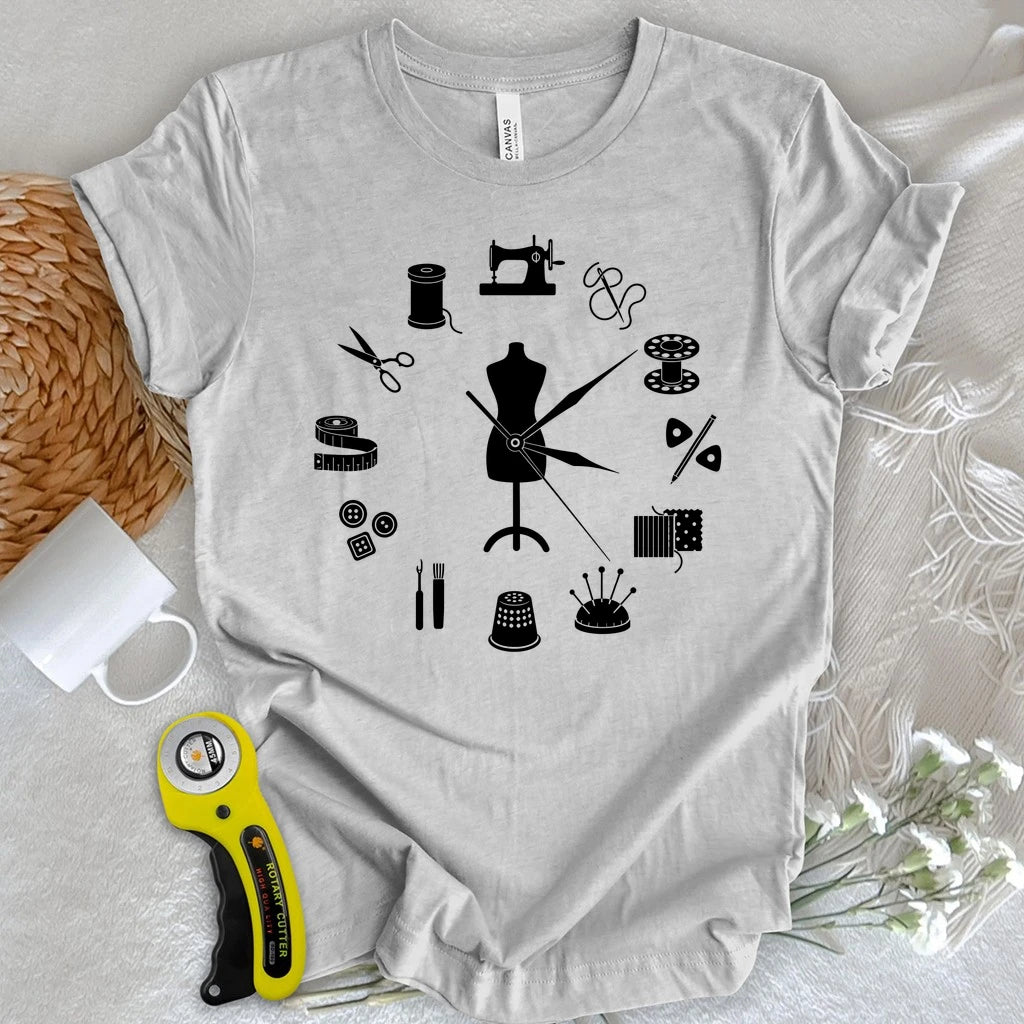 Sewing Room Clock T-shirt