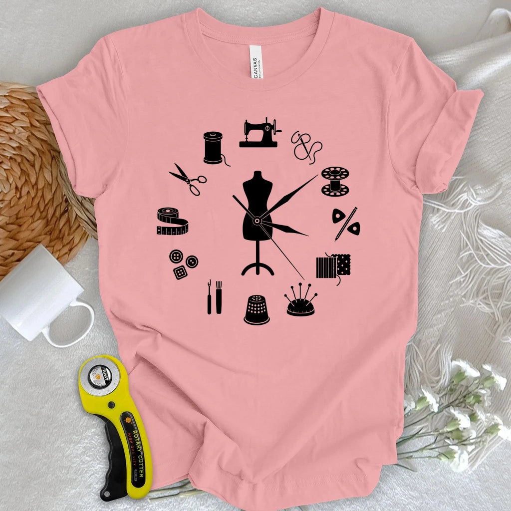 Sewing Room Clock T-shirt