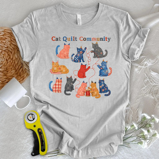 Cat Quilt Community T-shirt