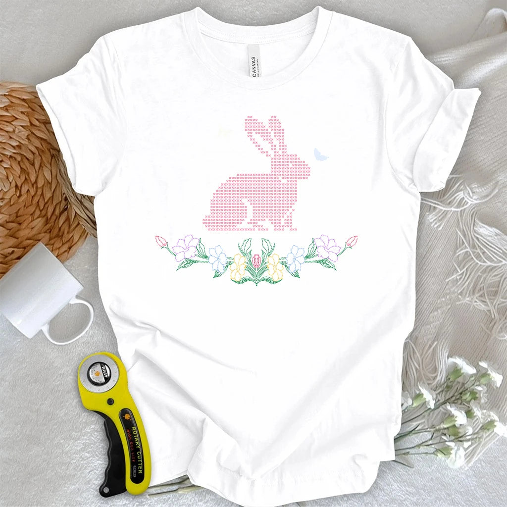 Rabbit Floral T-shirt