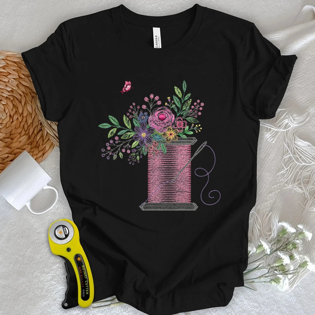 Stitched Butterfly Bloom T-shirt