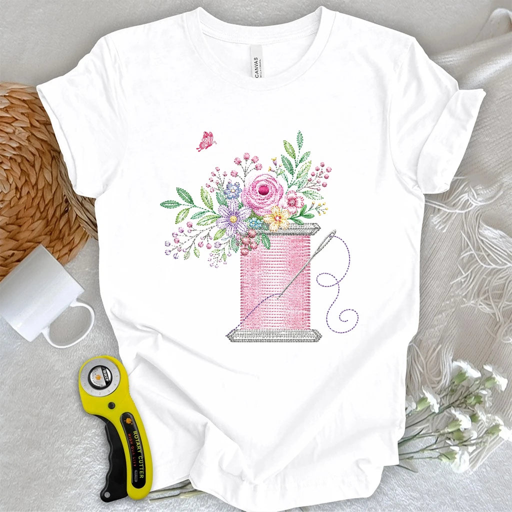 Stitched Butterfly Bloom T-shirt