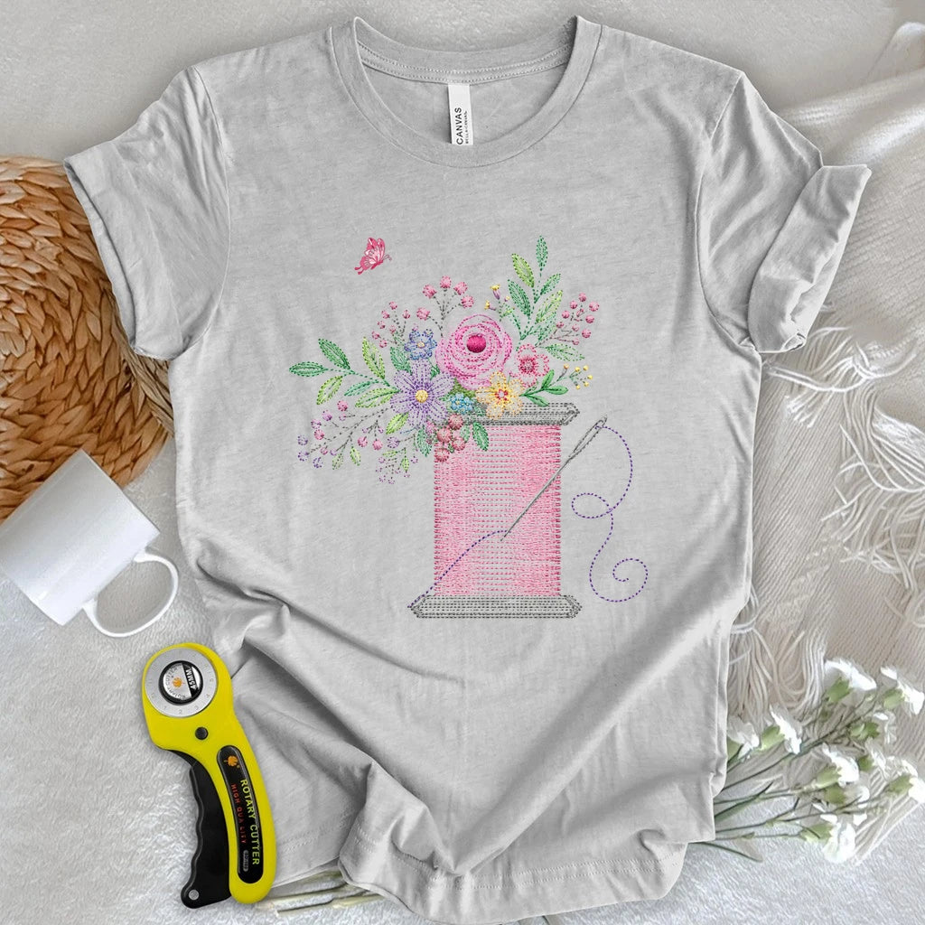 Stitched Butterfly Bloom T-shirt