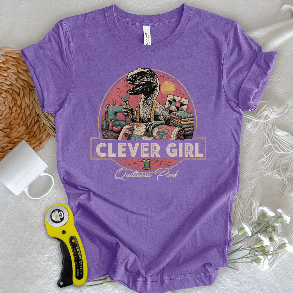 Clever Girl Quilter T-shirt