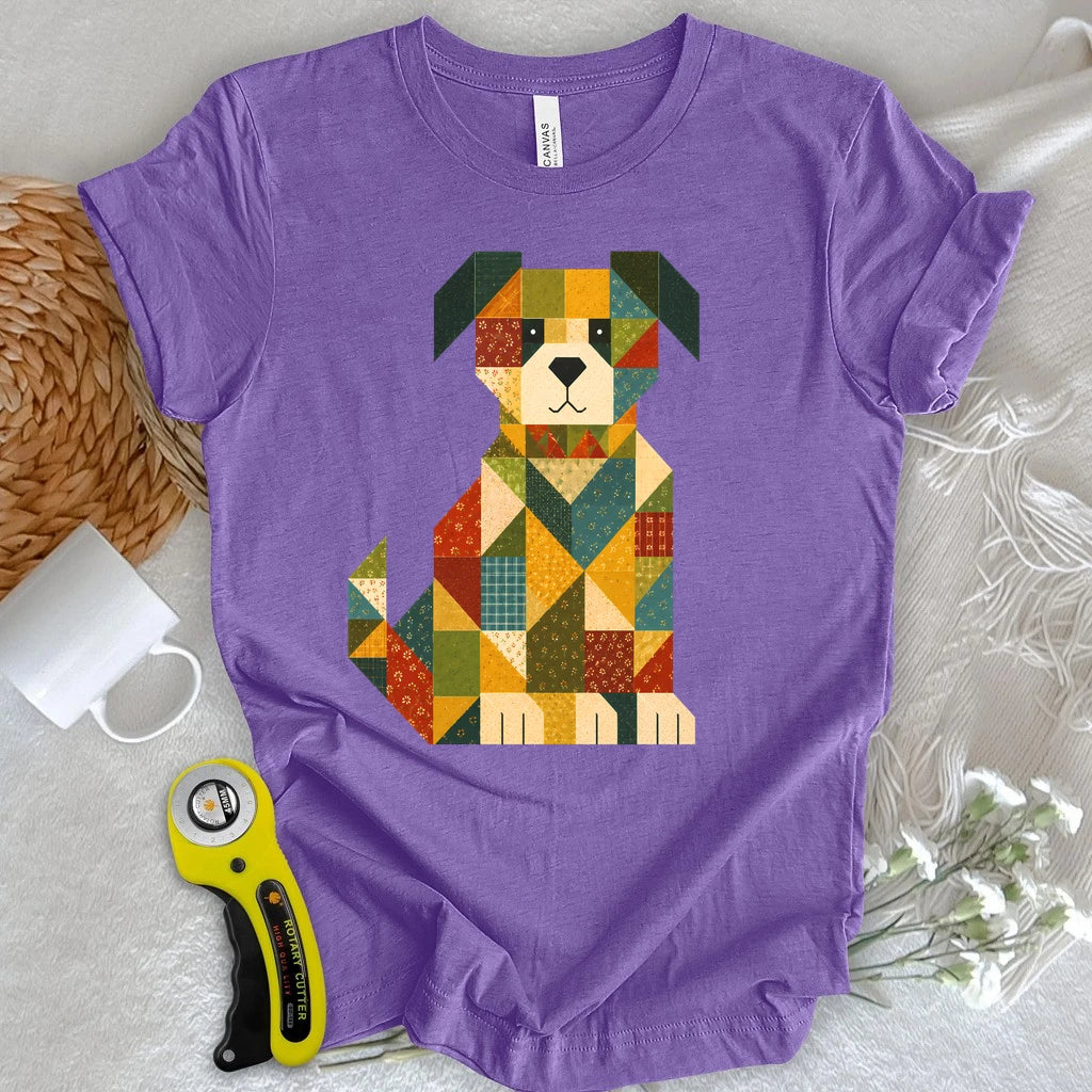 Patchwork Dog T-shirt