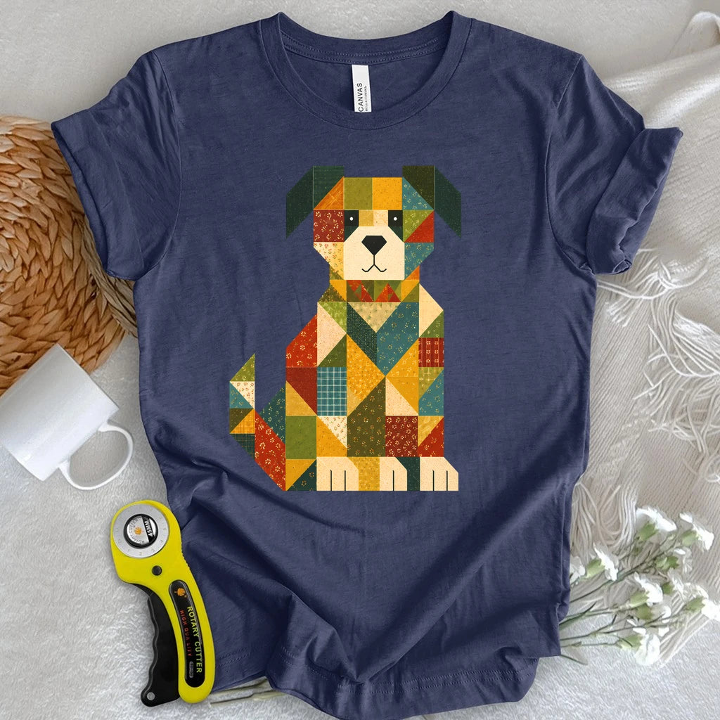Patchwork Dog T-shirt