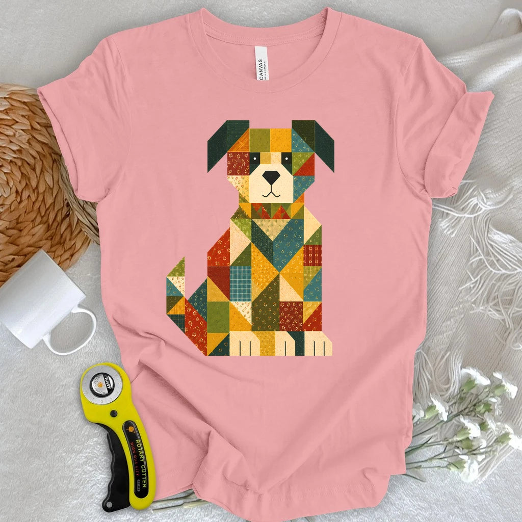 Patchwork Dog T-shirt