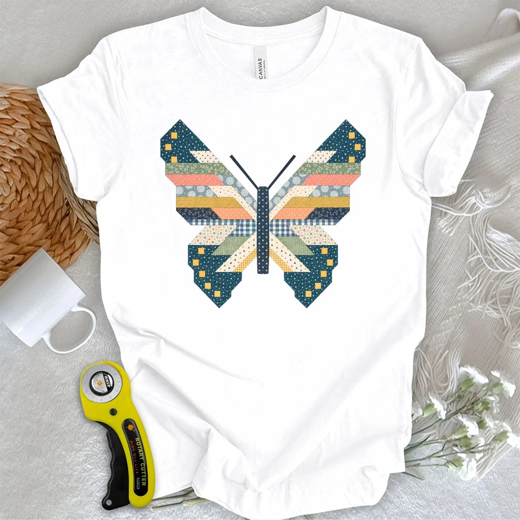 Patchwork Butterfly T-shirt
