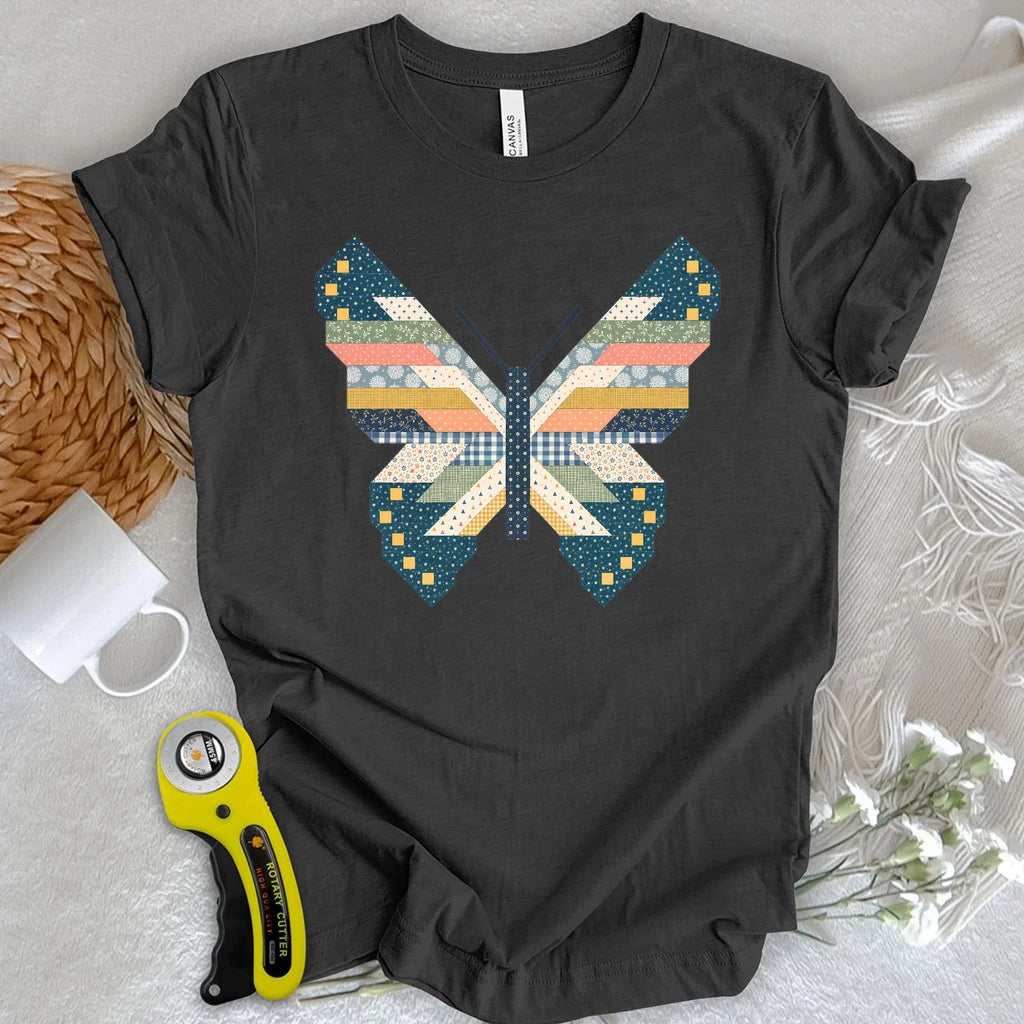 Patchwork Butterfly T-shirt
