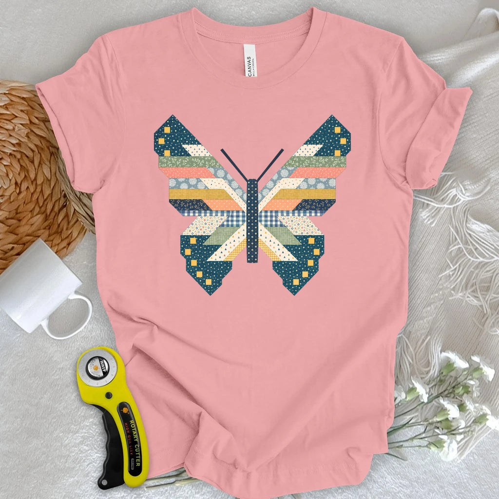 Patchwork Butterfly T-shirt