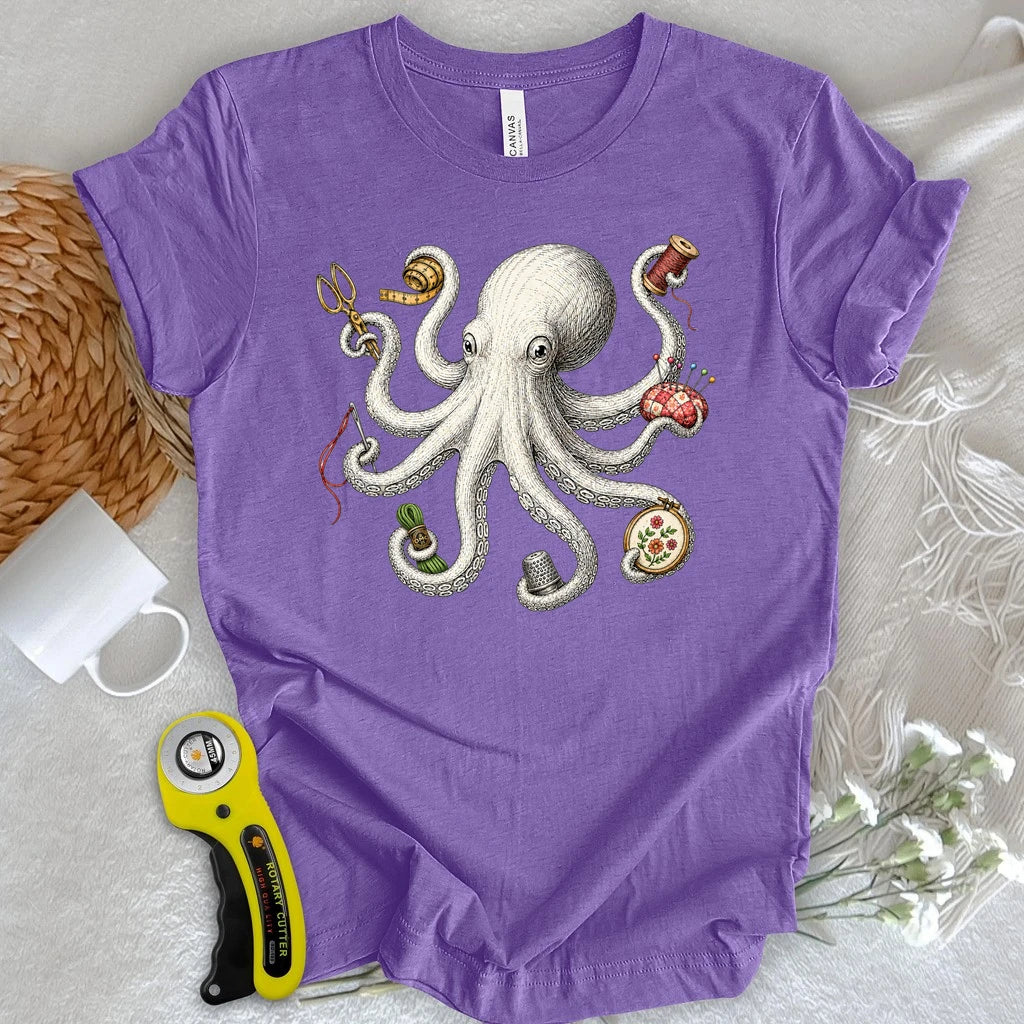 The Embroidery Octopus T-shirt