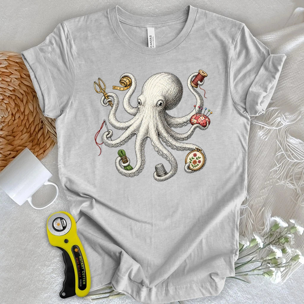 The Embroidery Octopus T-shirt