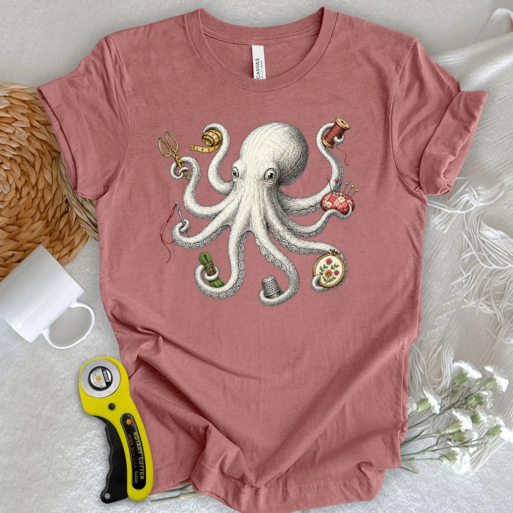 The Embroidery Octopus T-shirt