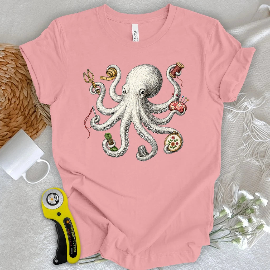 The Embroidery Octopus T-shirt