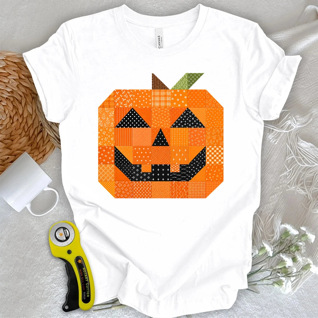 Patchwork Jack-O’-Lantern T-shirt