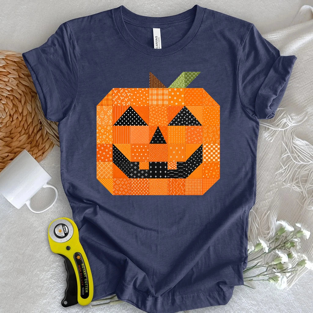 Patchwork Jack-O’-Lantern T-shirt