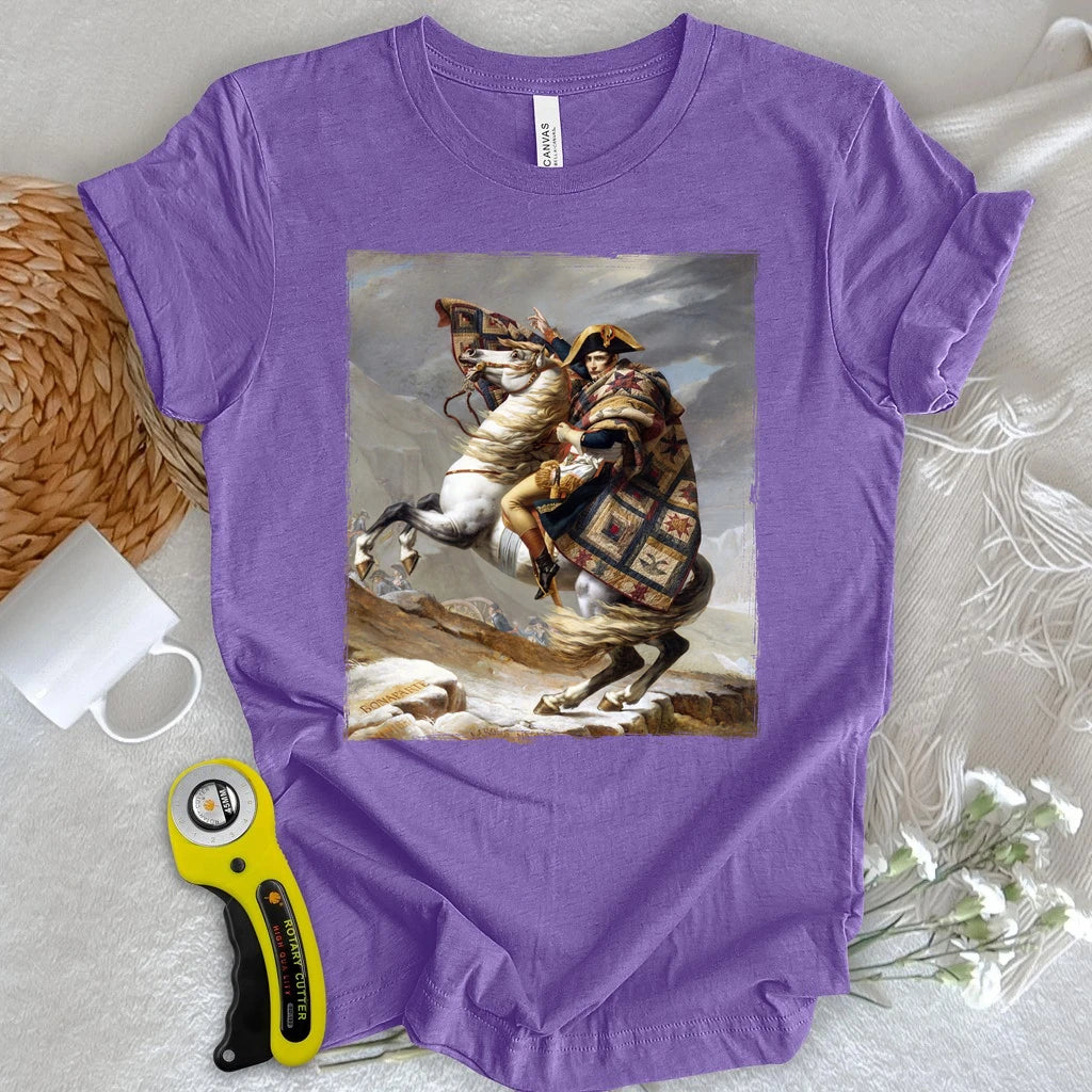 Napoleon Wrapped in a Quilt T-shirt
