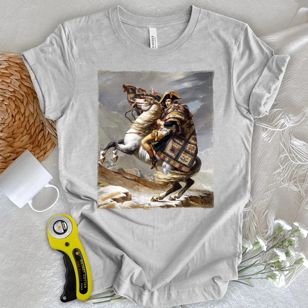 Napoleon Wrapped in a Quilt T-shirt