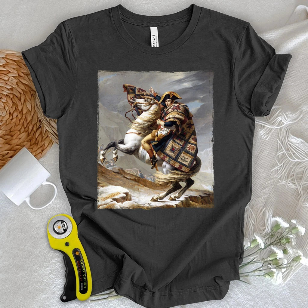 Napoleon Wrapped in a Quilt T-shirt